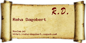 Reha Dagobert névjegykártya